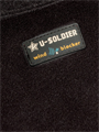 Куртка флис U-Soldier с мембраной windblock черный 107741