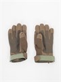 Перчатки тактические 2 застежки мягкие олива rep-427olive