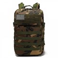 Рюкзак тактический 45л со стропами molle woodland - фото 29500