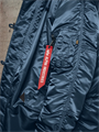 Куртка аляска N-3B Parka Slim Fit Slate Blue Alpha MJN31210SLB Куртка аляска N-3B Parka Slim Fit Slate Blue Alpha MJN31210SLB
