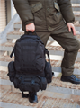 Рюкзак тактический с подсумками black rep-065black