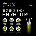 Шнур паракорд мини 275 Cord nylon 10м световозвращающий hunter 4336 Шнур паракорд мини 275 Cord nylon 10м световозвращающий hunter 4336