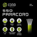 Шнур паракорд 550 CORD nylon 30м super reflective black snack 2855