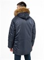 Куртка аляска N-3B Parka Slim Fit Steel Blue Alpha MJN31210SBO