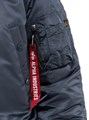 Куртка аляска N-3B Parka Slim Fit Steel Blue Alpha MJN31210SBO