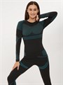 Термобелье женское Thermo Flex черно-бирюзовый Flex09/black_biryuza Термобелье женское Thermo Flex черно-бирюзовый Flex09/black_biryuza