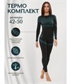 Термобелье женское Thermo Flex черно-бирюзовый Flex09/black_biryuza Термобелье женское Thermo Flex черно-бирюзовый Flex09/black_biryuza