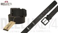 Ремень брючный кожаный Deeluxe Amer Black W14944B