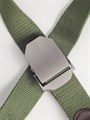 Ремень брючный металл пряжка без рисунка олива ssh-18olive Ремень брючный металл пряжка без рисунка олива ssh-18olive