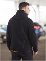 Толстовка флис с капюшоном черная abc-1262black