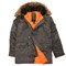 Куртка аляска N-3B Parka Slim Fit Replica Gray Alpha - фото 6359