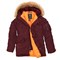 Куртка аляска N-3B Parka Slim Fit Maroon Alpha - фото 6990